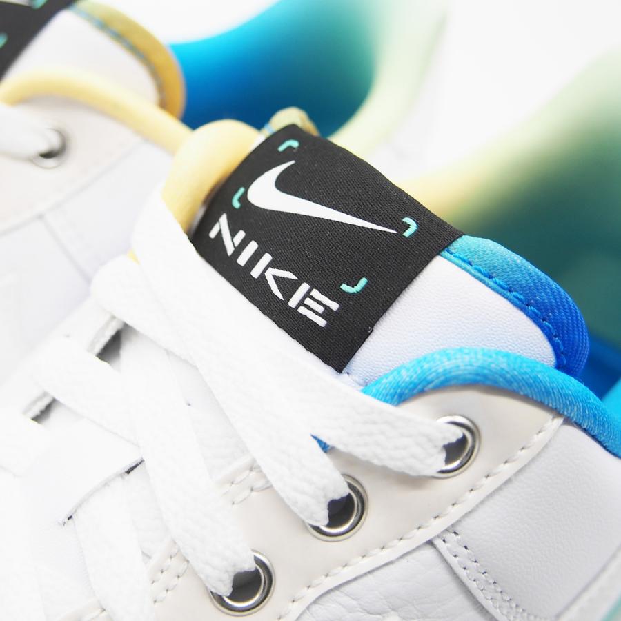 ナイキ スニーカー メンズ エアフォース1 アンロック ユアスペース ホワイト/アイスブルー NIKE AIR FORCE 1 '07 PRM "Unlock Your Space" WHITE/ICE BLUE｜goldtakeoff7｜06