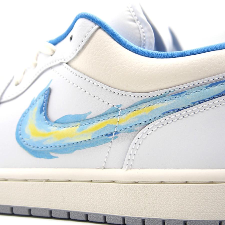 ナイキ スニーカー メンズ ウィメンズ エアジョーダン 1 ロー SE ユニバーシティブルー/ブルーカロライナ NIKE WMNS AIR JORDAN 1 LOW SE "BORN TO FLY" BLUE｜goldtakeoff7｜07