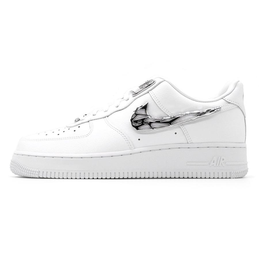 ナイキ スニーカー メンズ エアフォース1 モルテンメタル ホワイト メタリック NIKE AIR FORCE 1 '07 PRM 2 "Molten Metal" WHITE/METALLIC SILVER-WHITE｜goldtakeoff7｜02