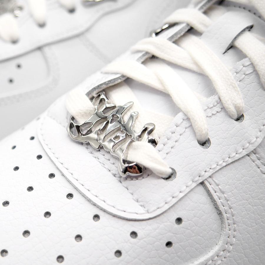 ナイキ スニーカー メンズ エアフォース1 モルテンメタル ホワイト メタリック NIKE AIR FORCE 1 '07 PRM 2 "Molten Metal" WHITE/METALLIC SILVER-WHITE｜goldtakeoff7｜05