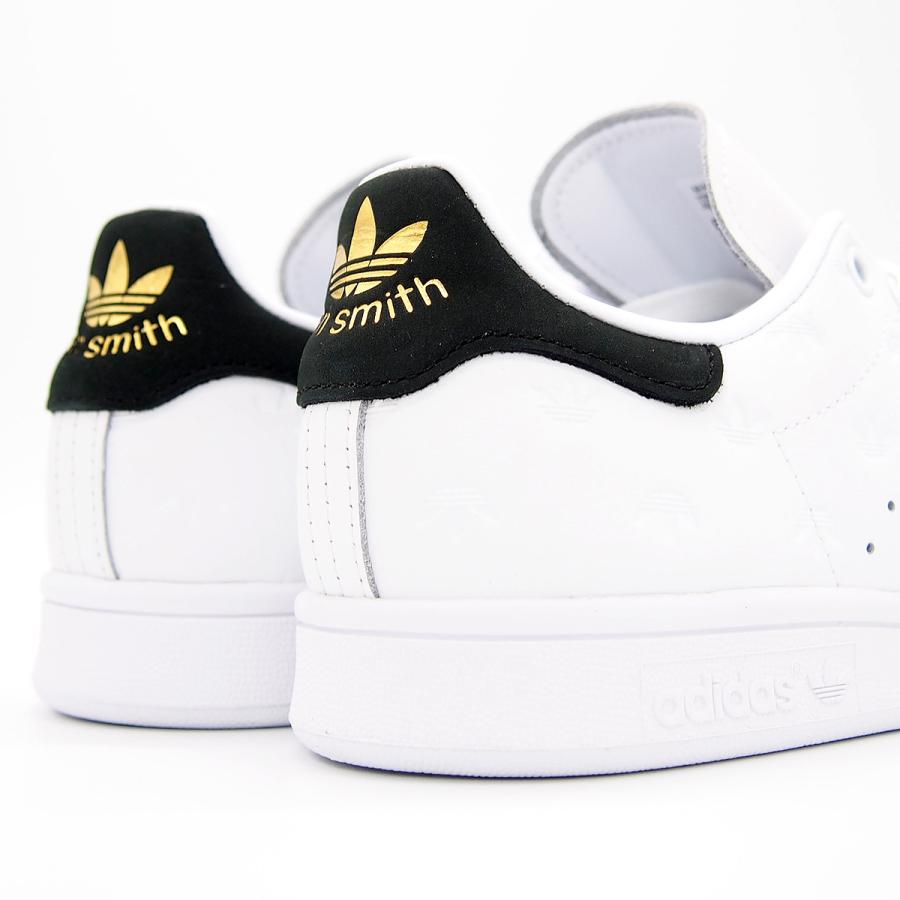 アディダス スニーカー レディース スタンスミス W フットウェア ホワイト/コアブラック/ゴールド ADIDAS STAN SMITH W FTWR WHITE/CORE BLACK/GOLD METALLIC｜goldtakeoff7｜09