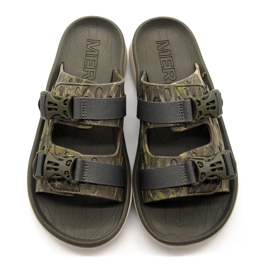 Merrell Hut Ultra Wrap‎ Camo Green Slide Recovery Sandals Mens 8 J005227 New Amazon.com | Merrell Hut Ultra Slide | Sport Sandals & Slides main image 3