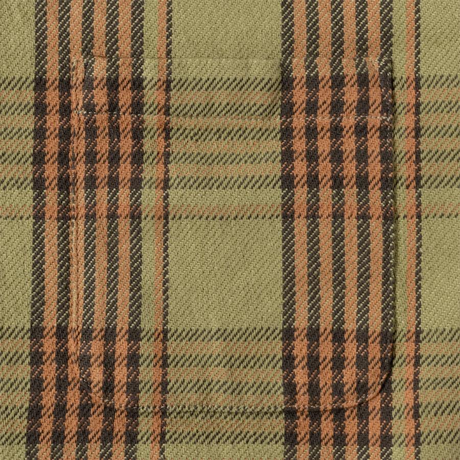 STUSSY LAGUNA PLAID SHIRT OLIVE / PINK メンズ チェックシャツ