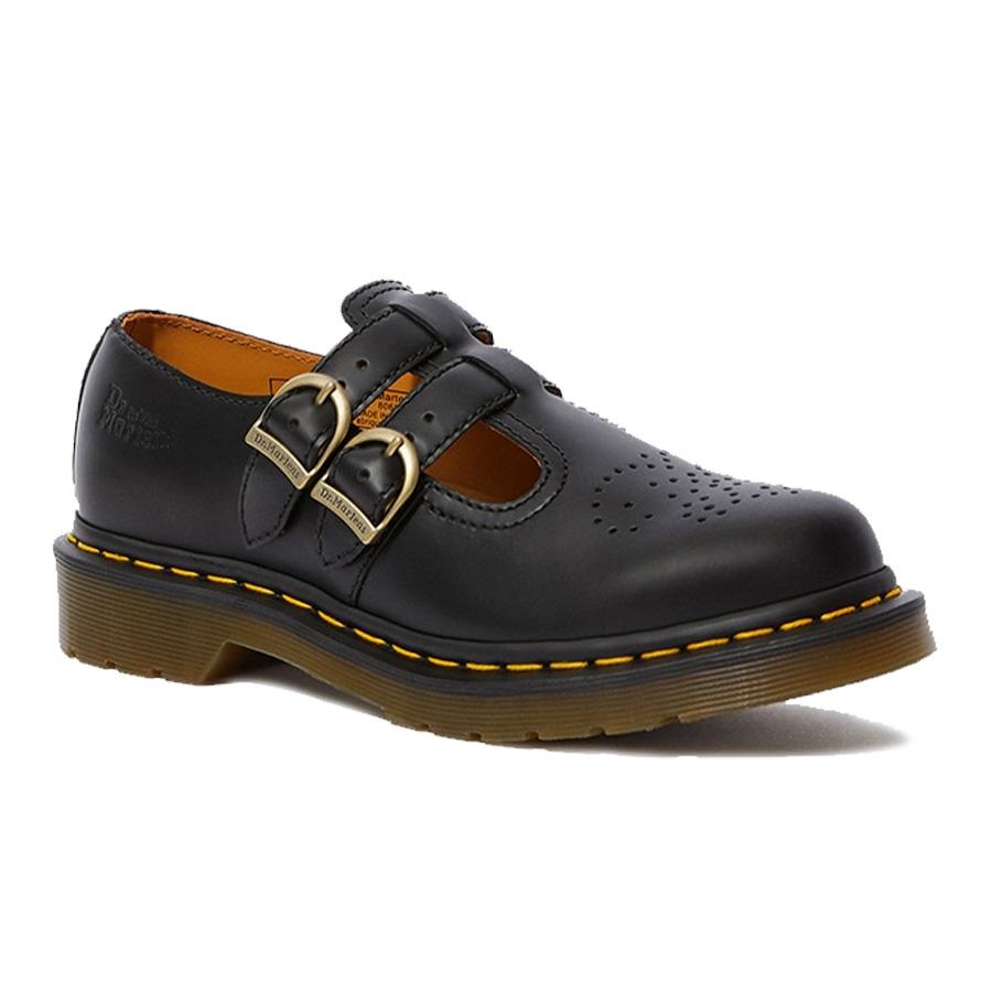 ドクターマーチン ブーツ レディース メリージェーン シューズ ブラック スムースレザー Dr.Martens 8065 MARYJANE SHOES BLACK SMOOTH｜goldtakeoff7｜02