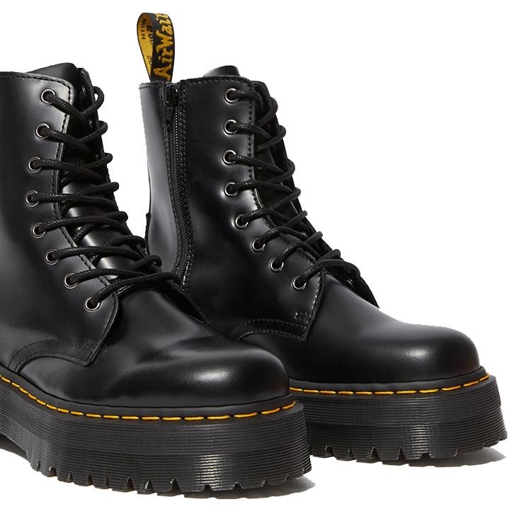 【期間限定クーポンあり】ドクターマーチン 厚底 ブーツ レディース ジェイドン 8ホールブーツ ブラック Dr.Martens JADON 8HOLE BOOTS BLACK 革靴 ワークブーツ｜goldtakeoff7｜04