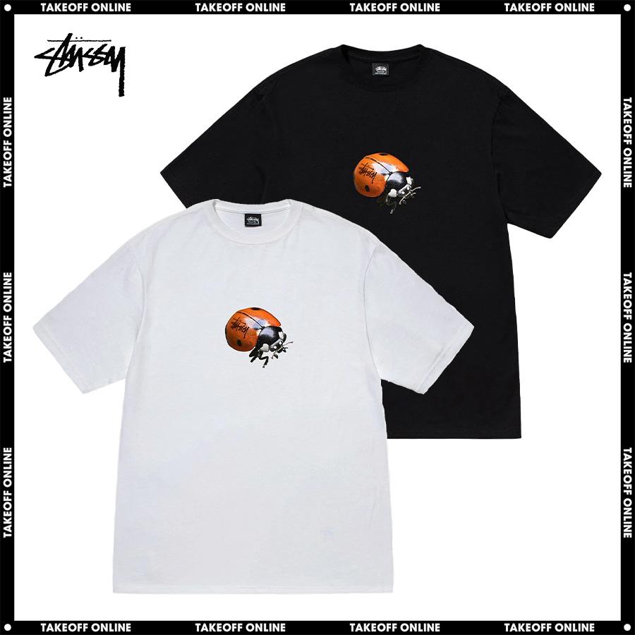 STUSSY LADYBUG TEE WHITE / BLACK 半袖 メンズ レディース
