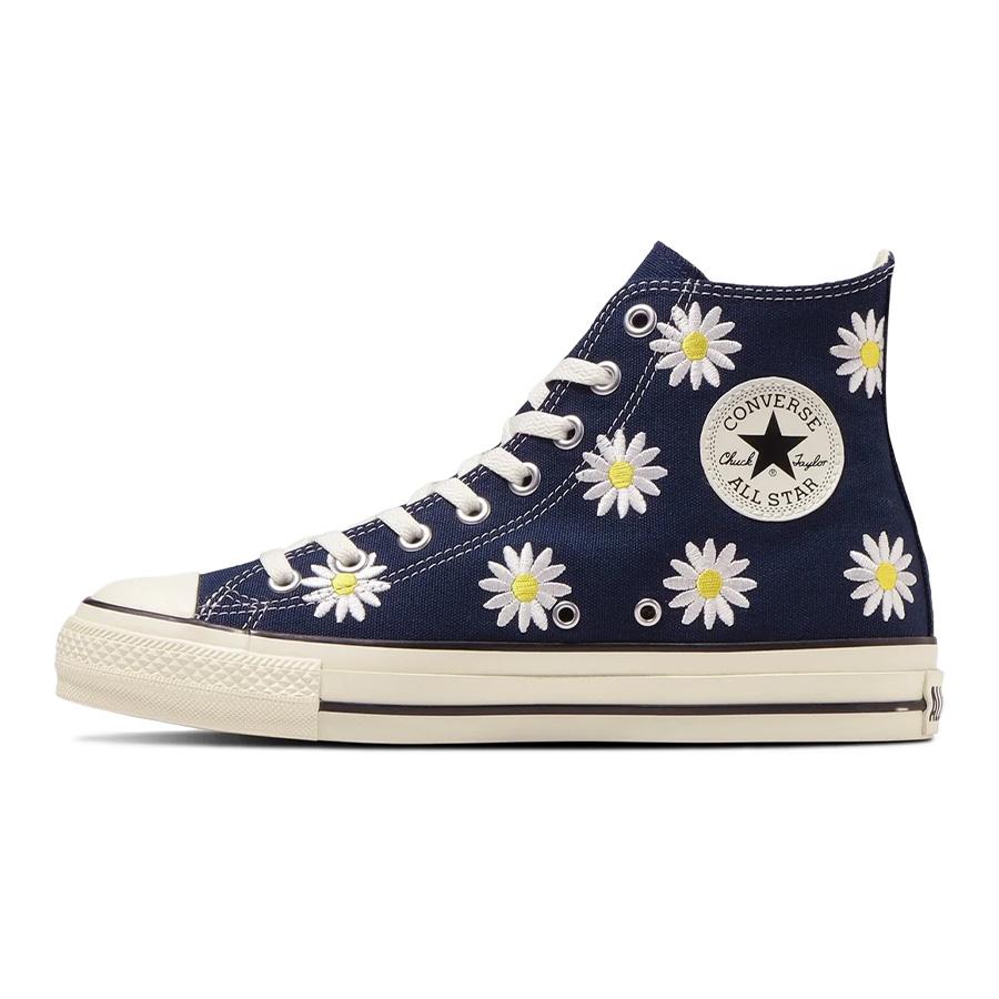 コンバース スニーカー メンズ レディース オールスター デイジーフラワー ハイ ダークブルー CONVERSE ALL STAR R DAISYFLOWER HI DARK BLUE｜goldtakeoff7｜02