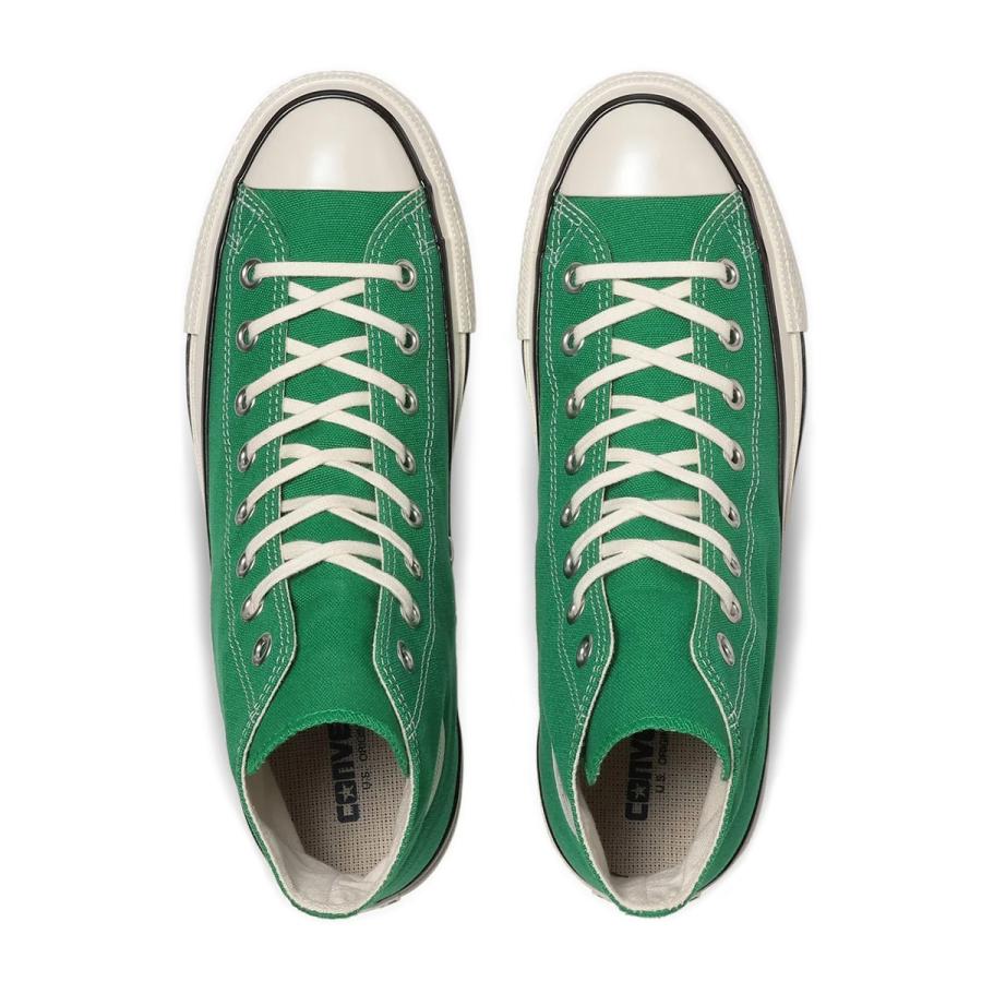 【5のつく日クーポン有】コンバース スニーカー レディース メンズ オールスター US ハイカット アマゾングリーン CONVERSE ALL STAR US HI AMAZON GREEN｜goldtakeoff7｜03