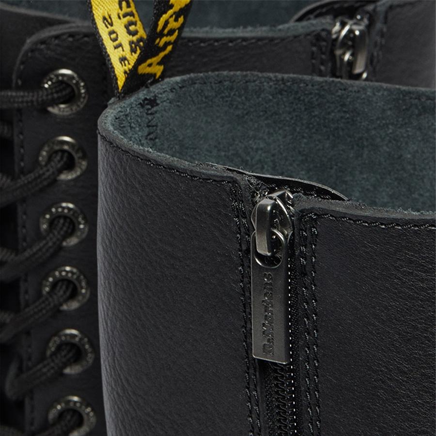 ドクターマーチン 厚底 ブーツ ロング 1B60 ベックス 20ホール ブラック ソフトレザー Dr.Martens 1B60 BEX 20 HOLE BOOTS BLACK PISA｜goldtakeoff7｜06