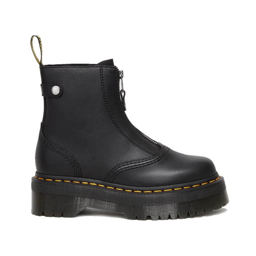 ドクターマーチン レディース ブーツ ジェッタ ジップブーツ ブラック センタージップ Dr.Martens JETTA ZIP BOOTS BLACK SENDAL｜goldtakeoff7｜03