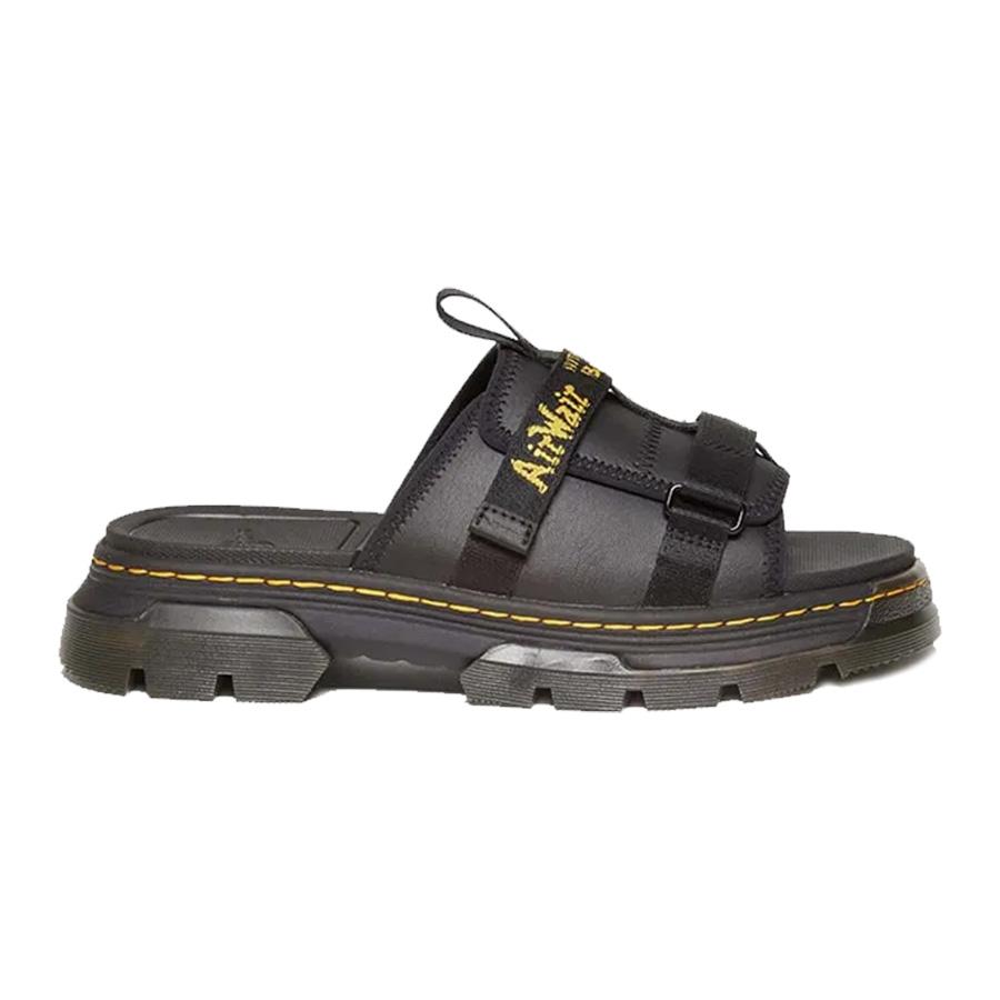 ドクターマーチン スライドサンダル メンズ レディース エイス ブラック Dr.Martens AYCE SLIDE SANDAL BLACK｜goldtakeoff7｜03