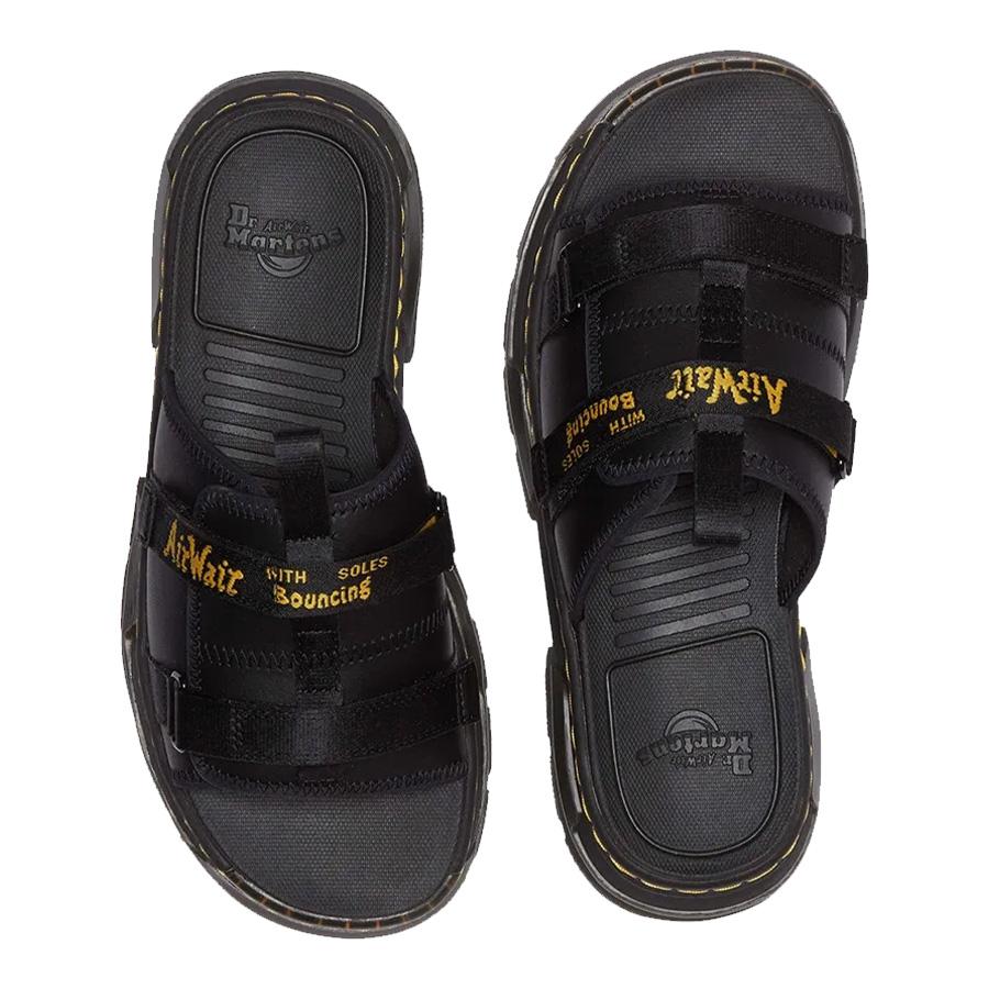 ドクターマーチン スライドサンダル メンズ レディース エイス ブラック Dr.Martens AYCE SLIDE SANDAL BLACK｜goldtakeoff7｜04