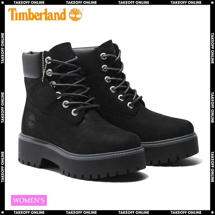 tinberland ブラック　厚底 Timberland（ティンバーランド） 厚底 ブーツ レディース 6インチ