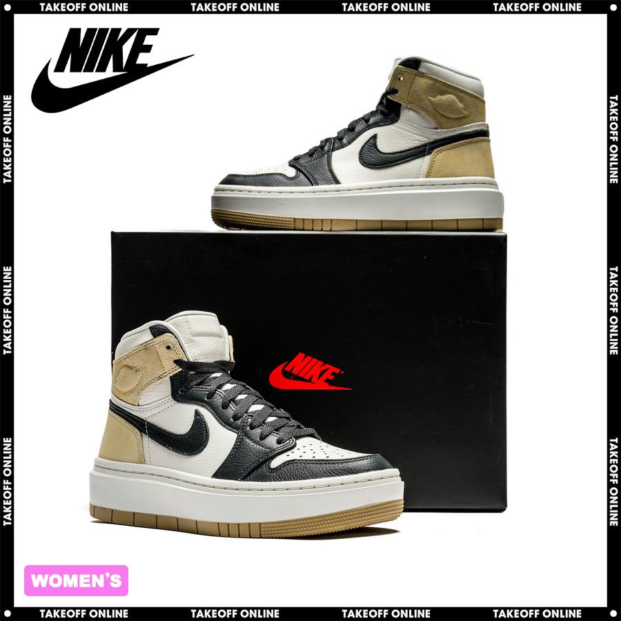 G676 新品未使用 22cm ナイキ エアジョーダン1 スニーカー レディース NIKE（ナイキ） Women's Air Jordan 1 Mid Black/White ウィメンズ