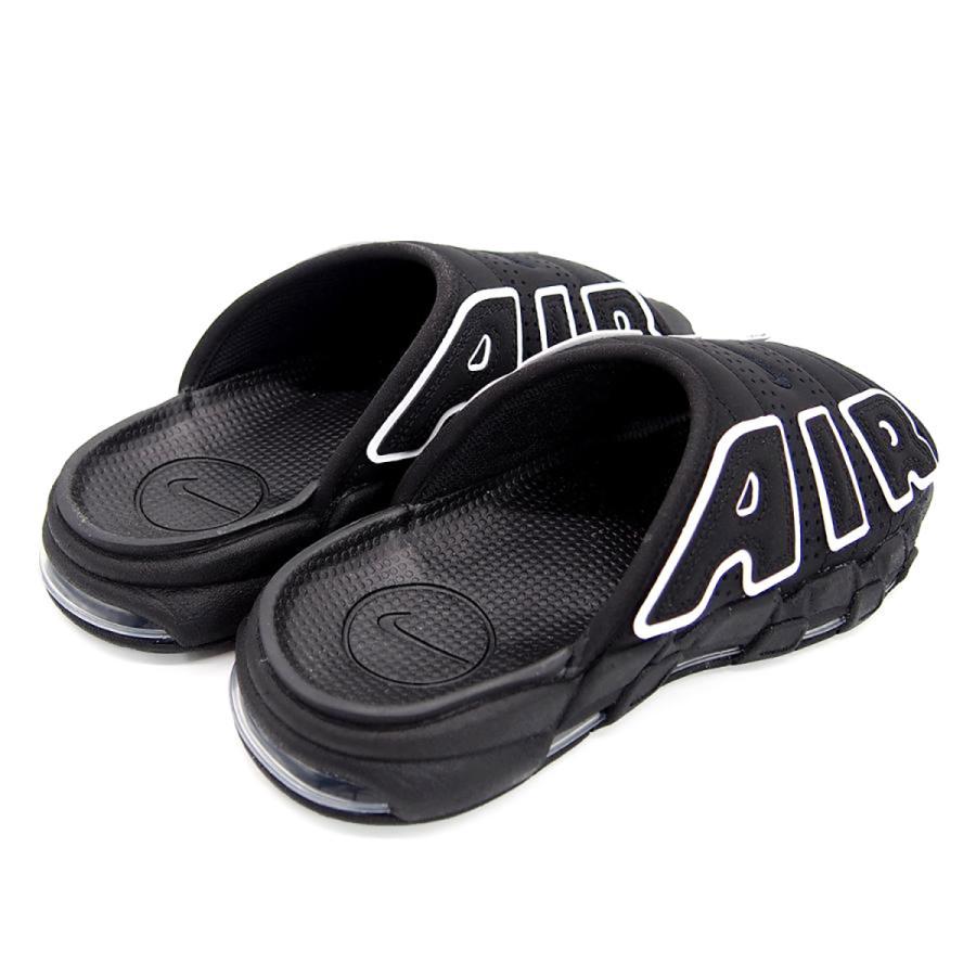 ナイキ サンダル メンズ エアモアアップテンポ スライド ブラック/ホワイト-クリア NIKE AIR MORE UPTEMPO SLIDE BLACK/WHITE-CLEAR｜goldtakeoff7｜04