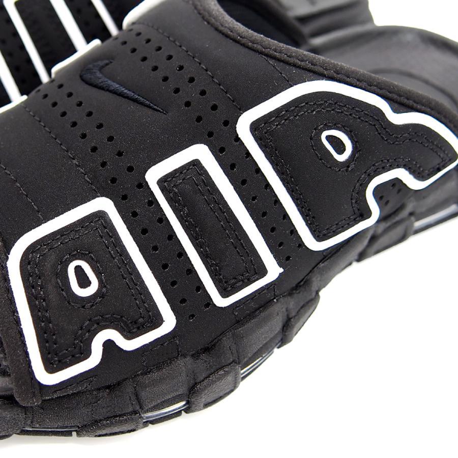 ナイキ サンダル メンズ エアモアアップテンポ スライド ブラック/ホワイト-クリア NIKE AIR MORE UPTEMPO SLIDE BLACK/WHITE-CLEAR｜goldtakeoff7｜06