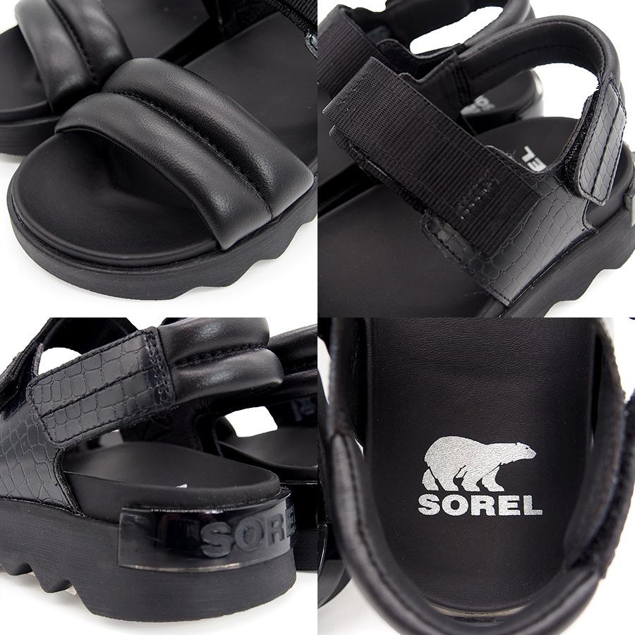 【⭐︎美品⭐︎】SOREL ウェッジソールサンダル　ブラック　36 SOREL（ソレル） サンダル レディース ヴィーブ サンダル ブラック