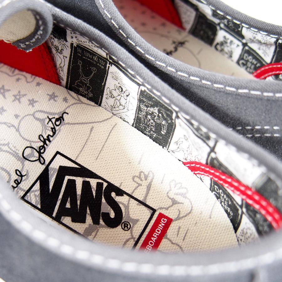 バンズ スニーカー メンズ スケート オーセンティック (ダニエル・ジョンストン)レイブン VANS SKATE AUTHENTIC (DANIEL JOHNSTON)RAVEN｜goldtakeoff7｜07