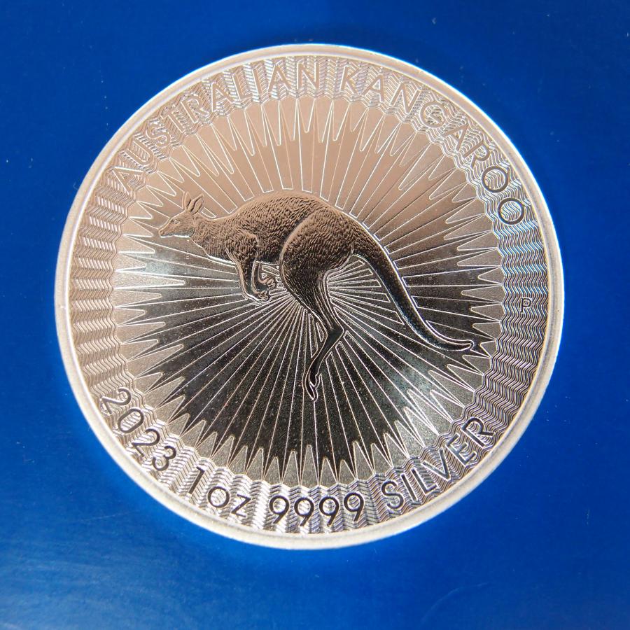 2023年 (新品) イギリス「ブリタニア」+ カンガルー 純銀 1オンス 銀貨-