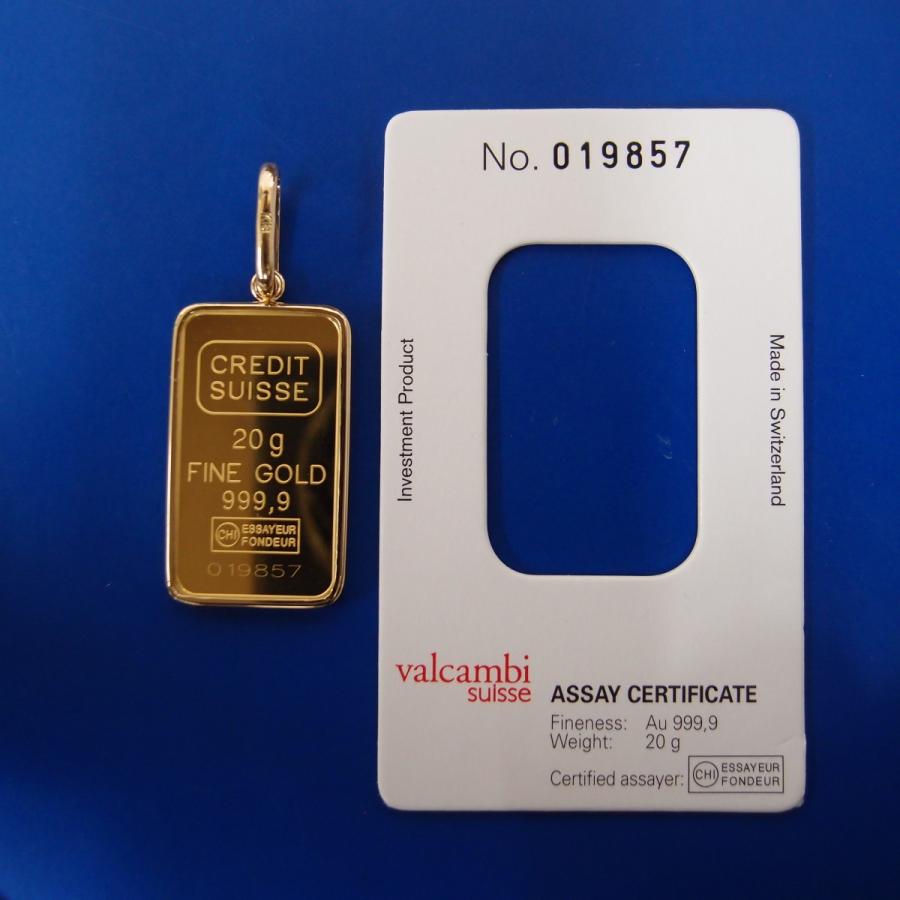 純金20gペンダントトップ CREDIT SUISSE20g リバティーペンダント