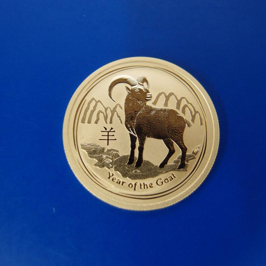 良質 オーストラリア 干支金貨1 2オンス 羊年 ２０１５年 新品未使用