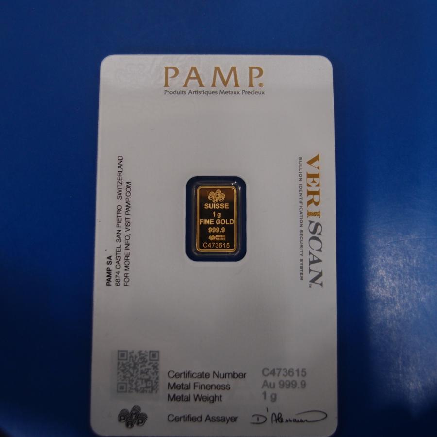 スイス パンプ社製 純金1gバー Fortuna 新品未使用 : Gold Tohki