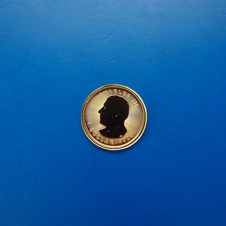2024年】メイプルリーフ金貨 1/20オンス チャールズ 新品未使用 2024年】メイプルリーフ金貨 1/20オンス チャールズ 新品未使用