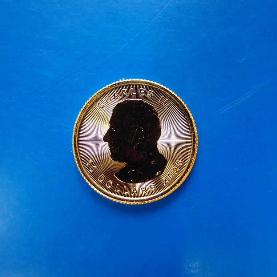 2026年】メイプルリーフ金貨 1/4オンス チャールズ王 新品未使用