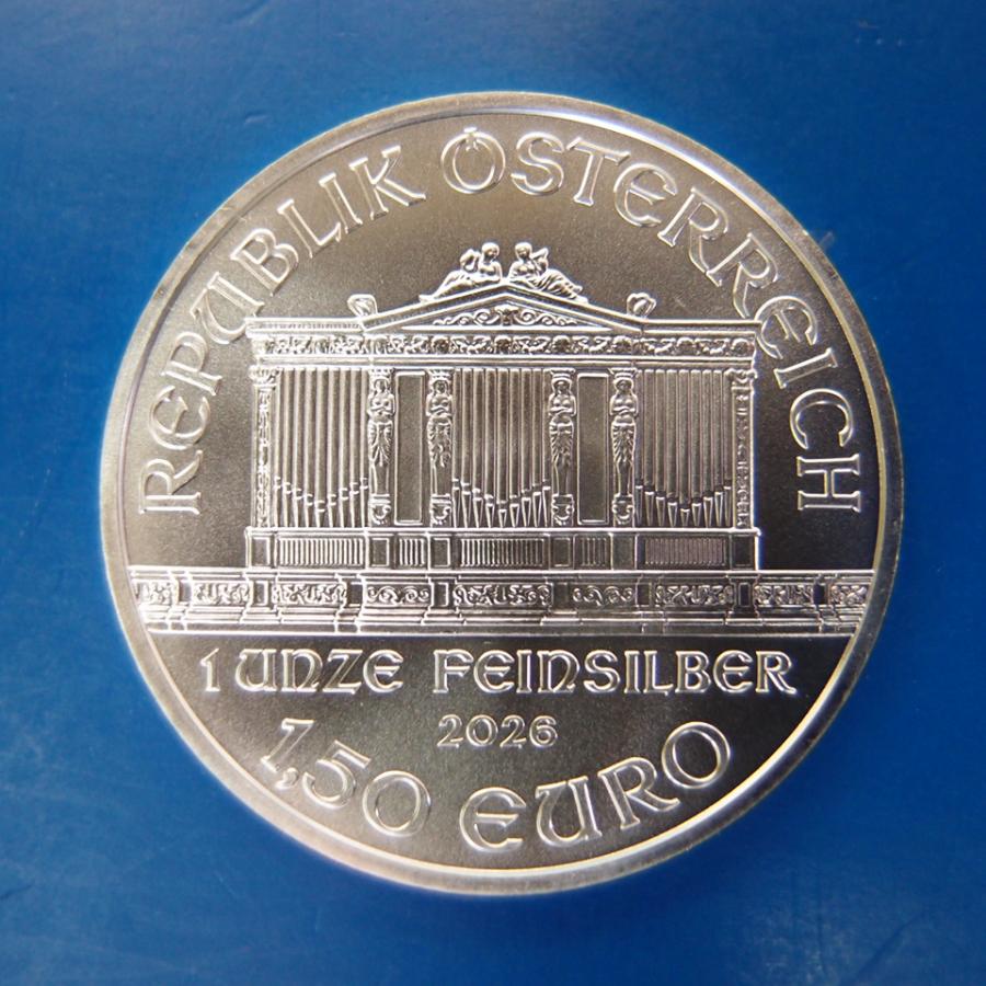 ウィーンハーモニー銀貨 1オンス2026年発行　1枚 2026年】ウイーンハーモニー1オンス銀貨 新品未使用 純銀 ケース入り