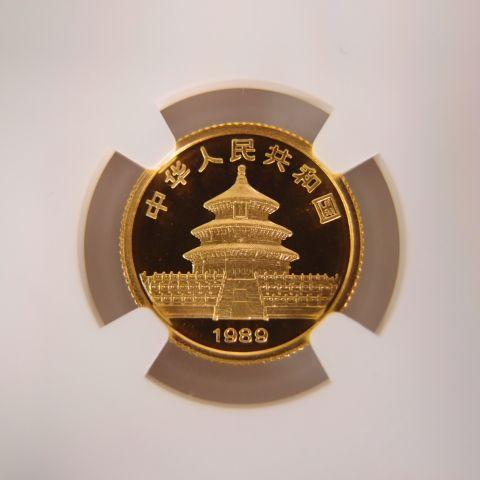 卸直営卸直営中国 パンダ金貨１／１０オンス １９８９年 貨幣、メダル