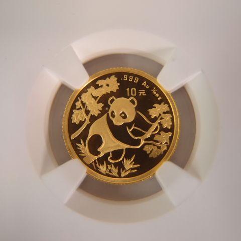 中国　パンダ金貨１／１０オンス　１９９２年｜goldtohki｜02