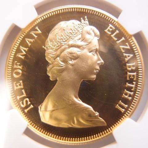 PCGS MS67 トップ鑑定1981年　初年度　マン島　5ポンド　ヴィレニウム マン島 5ポンド 馬上の騎士 1974年 PF65 : Gold Tohki - 通販
