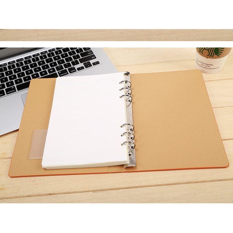 新品 革製 システム手帳 6穴 おしゃれ A5 バインダーノート ビジネス手帳 無地 ノート ダイアリー シンプル ルーズリーフ式 リングノート その他ノート 紙製品 Www Goldenshoppingcalhau Com Br