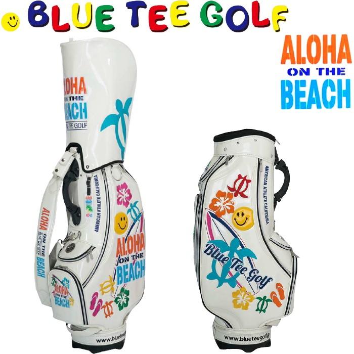 BLUE TEE GOLF Aloha on the Beach ゴルフバッグ BLUE TEE GOLF ブルーティーゴルフ 【限定生産品】 ALOHA ON THE BEACH