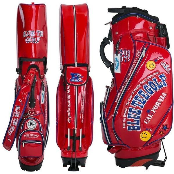 BLUE TEE GOLF ブルーティーゴルフ エナメル スタンドキャディバッグ 9