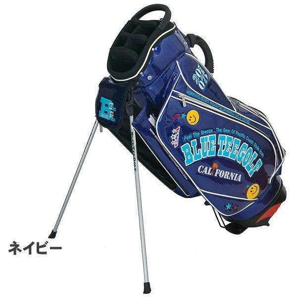 BLUE TEE GOLF ブルーティーゴルフ エナメル スタンドキャディバッグ 9