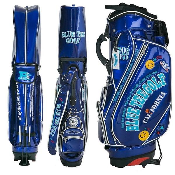 BLUE TEE GOLF ブルーティーゴルフ エナメル スタンドキャディバッグ 9