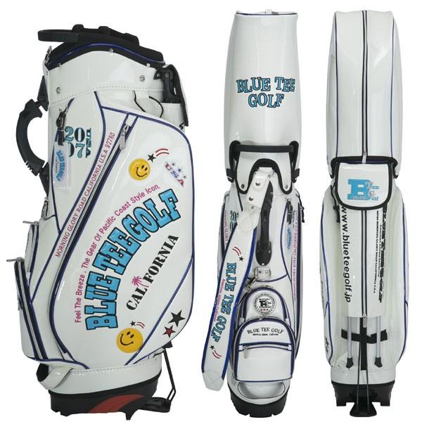 ブルーティーゴルフ エナメル スタンド式 キャディバッグ 9型 キャディバッグ 楽天市場】ブルーティーゴルフ エナメル スタンド式 キャディバッグ 9
