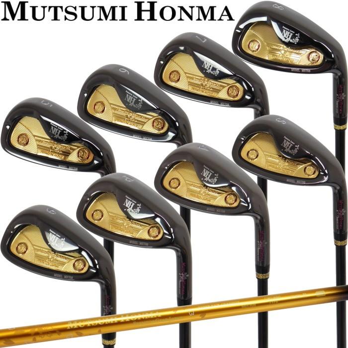 MUTSUMI HONMA  ムツミ ホンマ　MH708X アイアン 8本組セット (5-9.P.A.S)　 　｜golf-atlas