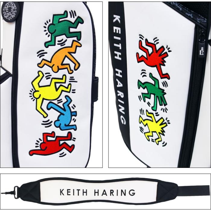 キースヘリング KHCB-08 スタンド キャディバッグ 5Figs 9型 【Keith