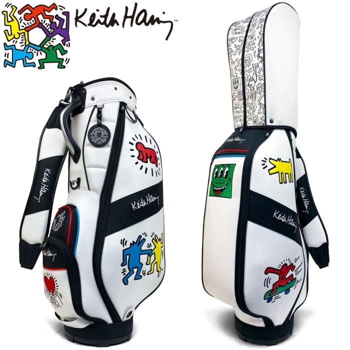 キースヘリング KHCB-09 キャディバッグ 9型 キャップ付 【Keith キースヘリング KHCB-09 キャディバッグ 9型 キャップ付 【Keith