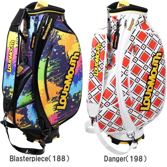 美品⭐︎LOUDMOUTH トロピカルパイナップルキャディバッグ／フードカバーなし 美品⭐︎LOUDMOUTH トロピカルパイナップルキャディバッグ