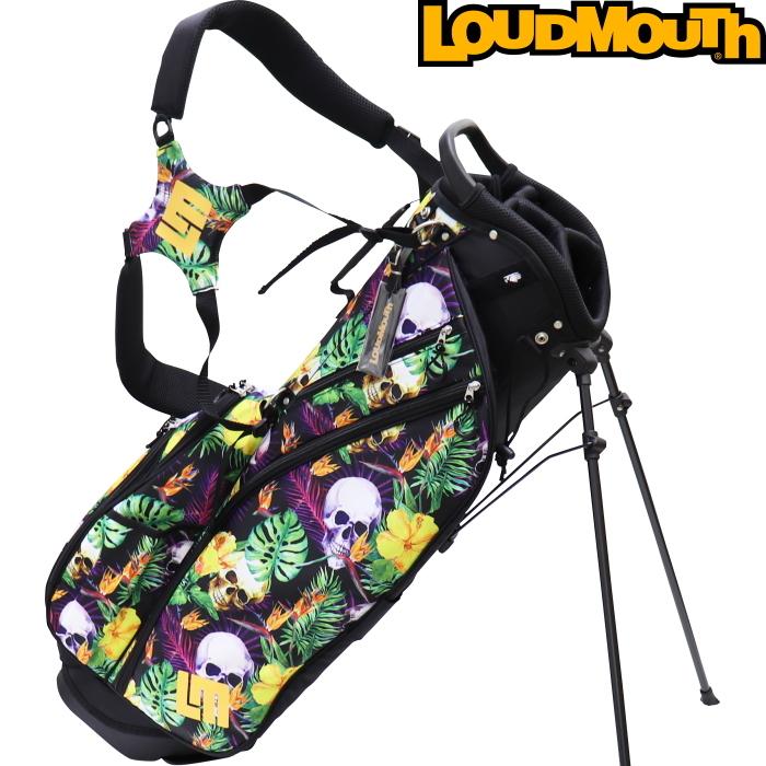 LOUDMOUTH ラウドマウス　LM-CB0010　8.5型 スタンドキャディバッグ　Skull Grotto（186） スカル柄　軽量モデル :  loud-lm-cb0010n : ゴルフアトラス - 通販 - Yahoo!ショッピング