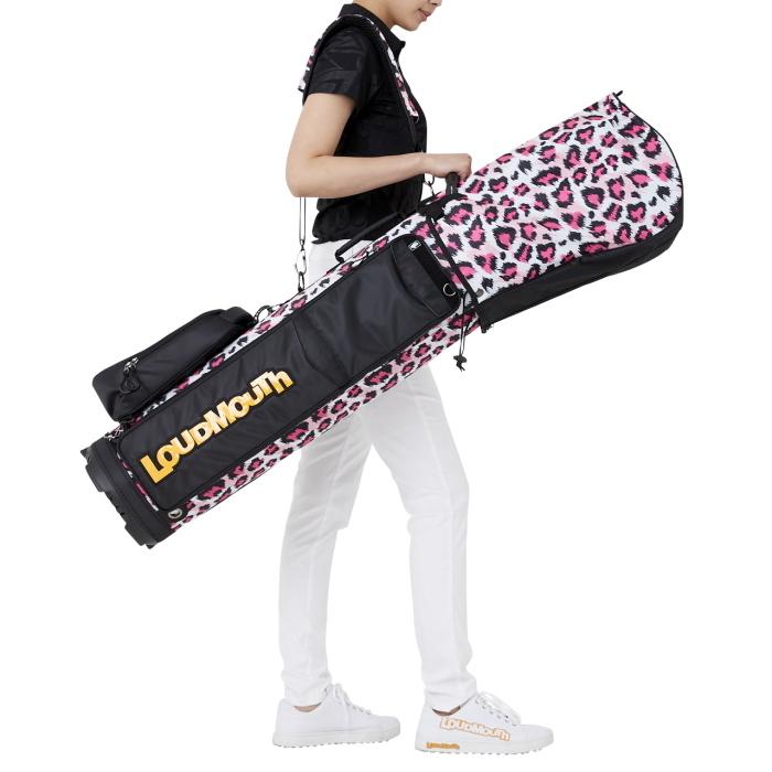 LOUDMOUTH ラウドマウス キャディバッグ ピンクレオパード 新品 LOUDMOUTH ラウドマウス キャディバッグ ピンクレオパード