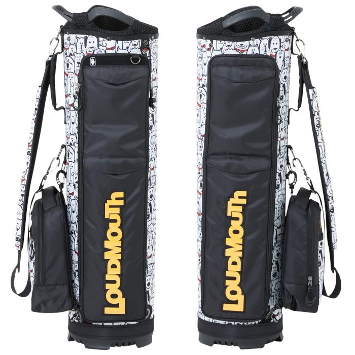 ラウドマウス キャディバック LOUDMOUTH GOLF タグ付き LOUDMOUTH ラウドマウス LM-CB0010 8.5型 スタンドキャディ
