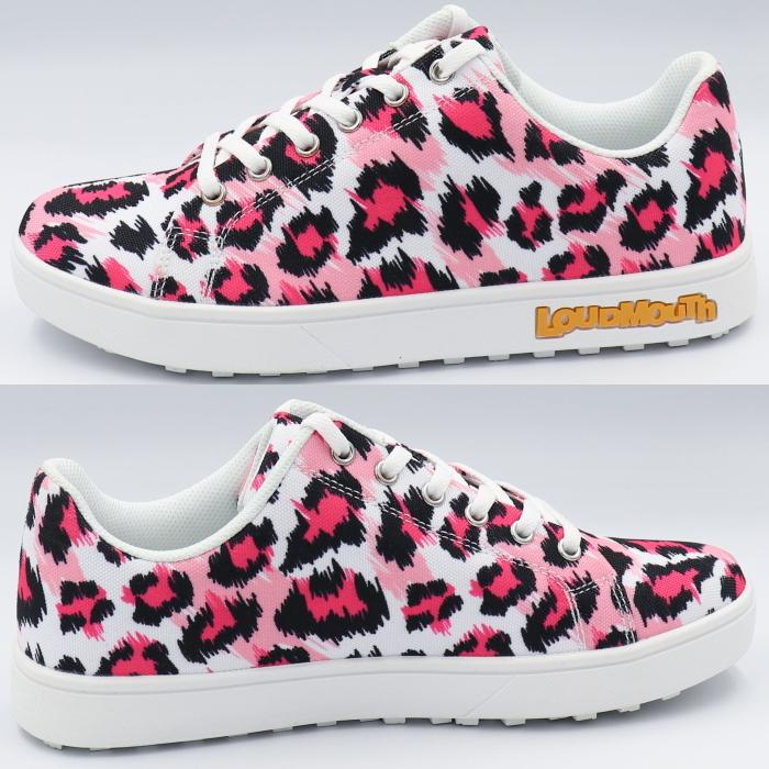 ラウドマウス新品未使用ヒョウ柄レオパード柄ピンクゴルフシューズ 楽天市場】Loudmouth ラウドマウス LM-GS0002 スパイクレス