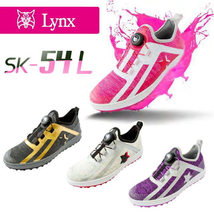 Lynx リンクス SK-54L レディース ゴルフシューズ（ノンワイヤー