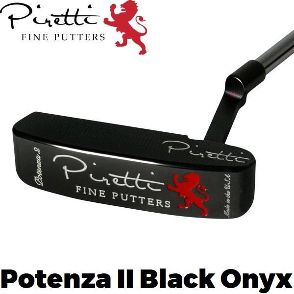 Piretti ピレッティ ブラック オニキス ポテンザ 2 パター  (Black Onyx Potenza 2)　365g/375g｜golf-atlas