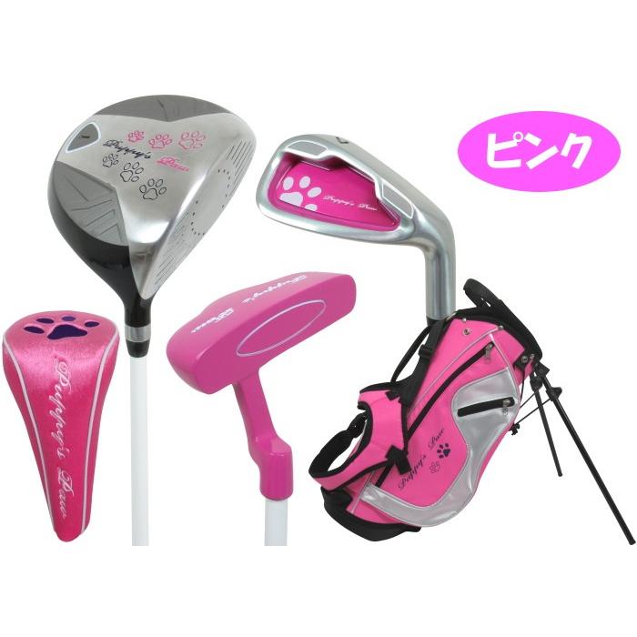 ✨未使用品✨　PUPPY'S PAW 仔犬の肉球 レディース ゴルフクラブセット PUPPY'S PAW 仔犬の肉球 レディース ゴルフセット クラブ8本+キャディ