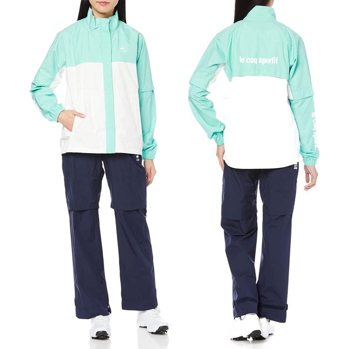 ルコック QGWTJH00W セットアップレインウェア 上下セット